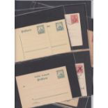 STAMPS POSTAL HISTORY : GERMANY, a small group of postcards etc,