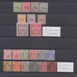 STAMPS TURKS AND CAICOS 1900 to 1920s mint collection on two stockpages incl 1900-04 set,