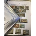 STAMPS RUSSIA Two Box files of written up pages 1860's onwards, a good comprehensive lot.
