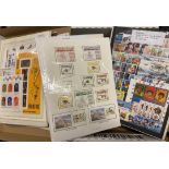 STAMPS : GIBRALTAR, large selection of U/M QEII decimal issues on stock pages and a few album pages.
