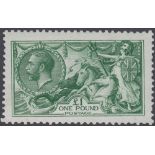 GREAT BRITAIN STAMPS : 1913 £1 Deep Green,