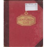 STAMPS : Old Centurion album with 100's of mainly pre 1952 issues.