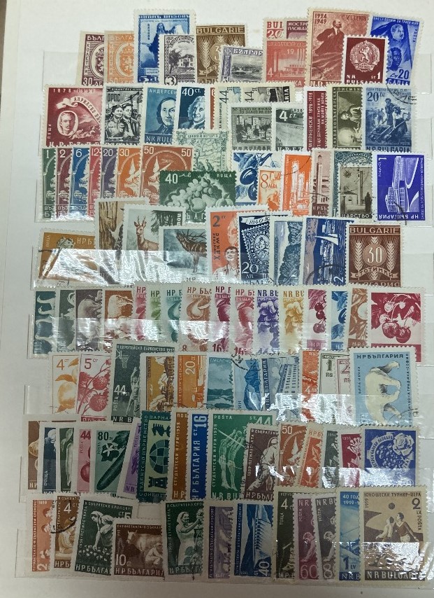 STAMPS : Eight stock books and albums, including Austria, Russia, Europe issues. - Image 4 of 5