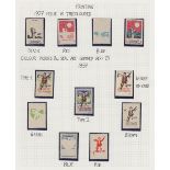STAMPS FRANCE ANTI-TUBERCULOSIS, an amazing and in depth collection of French labels, covers,