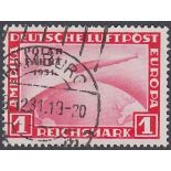 STAMPS GERMANY 1931 Graft Zeppelin 1m Polar Flight fine used SG 469 cat £180