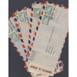 STAMPS POSTAL HISTORY : BERMUDA, six commercial WWII censored airmail covers from Hamilton,