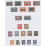 STAMPS PANAMA Mint and used accumulation on album pages and stock pages 1915 onwards