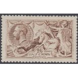 GREAT BRITAIN STAMPS : 1915 2/6 Grey Brown,