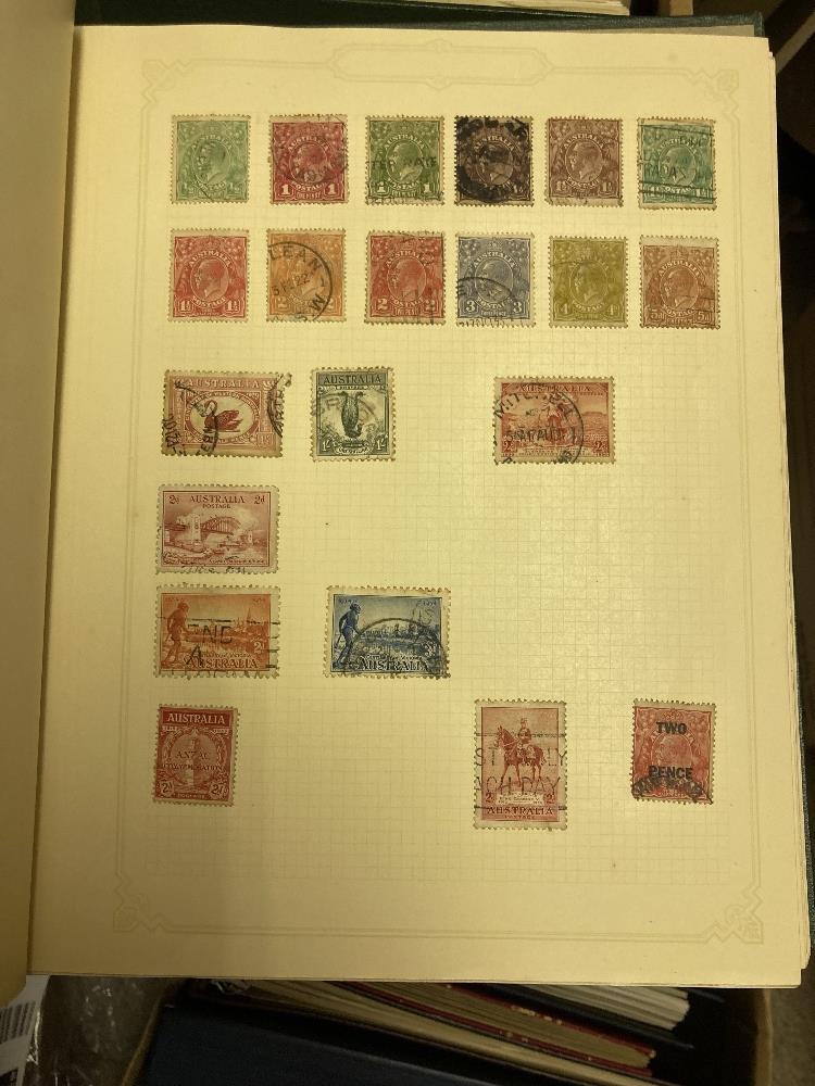 STAMPS : WORLD, box with various six albums. - Image 2 of 8