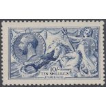 GREAT BRITAIN STAMPS : 1915 10/- Deep Blue unmounted mint , well centred SG 411 Spec N70(2) Cat £5,