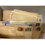 STAMPS POSTAL HISTORY : GREAT BRITAIN, box with mostly QV to GVI commercial mail.