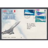 GREAT BRITAIN FIRST DAY COVERS 1969 Concorde FDC cancelled by "Family Welfare Association Centenary