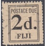 STAMPS FIJI 1917 2d Black POSTAGE DUE,