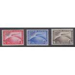 STAMPS GERMANY 1931 Polar Flight mounted mint set SG 469-71 Cat £1,