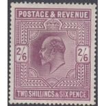 GREAT BRITAIN STAMPS : 1902 2/6 Dull Purple,