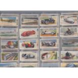 CIGARETTE CARDS : Various cigarette cards, cars and motor racing, football,