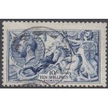 GREAT BRITAIN STAMPS : 1915 10/- Blue,