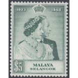 STAMPS MALAYA A mostly mint collection in an album with strength in George VI sets (some used sets)