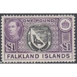 STAMPS FALKLANDS 1935 31 Black and Violet,