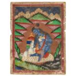 A PAINTING DEPICTING BHAIRAVA, NEPAL, EARLY 20TH CENTURY