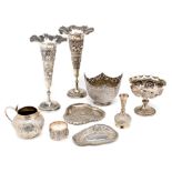 A GROUP OF ANGLO-INDIAN SILVER OBJECTS, CIRCA 1900