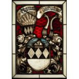Ⓐ A STAINED GLASS ARMORIAL PANEL, SOUTHERN GERMAN, CIRCA 1500