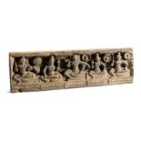 A CARVED WOOD FRIEZE PANEL, SOUTH INDIA, 18TH / 19TH CENTURY