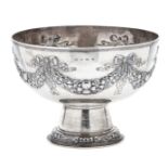 AN ARTS AND CRAFTS SILVER ROSE BOWL, THE DUCHESS OF SUTHERLAND'S CRIPPLES' GUILD LTD., BIRMINGHAM, 1
