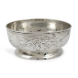 Ⓦ A CHINESE SILVER BOWL, ZEE SUNG, SHANGHAI, EARLY 20TH CENTURY