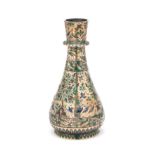 Ⓐ A LUCKNOW ENAMEL HUQQA BOTTLE, INDIA, EARLY 19TH CENTURY