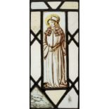 Ⓐ A STAINED GLASS PANEL OF A NOBLEMAN, PROBABLY FLEMISH EARLY 16TH CENTURY