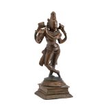 Ⓦ A BRONZE FIGURE OF KRISHNA VENUGOPALA, TAMIL NADU, SOUTH INDIA, 16TH / 17TH CENTURY