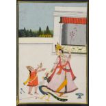 A BARAMASA PAINTING, JAIPUR, MID-19TH CENTURY