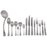 A SET OF TABLE SILVER, GARRARD & CO. LTD., LONDON, 1969-1979