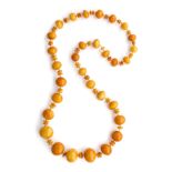 [GP] LONG AMBER NECKLACE