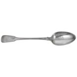 A GEORGE IV SILVER GRAVY SPOON, ELEY & FEARN, LONDON, 1823