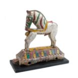 A WOOD FIGURE OF A HORSE, NORTH-WESTERN DECCAN, 19TH/20TH CENTURY