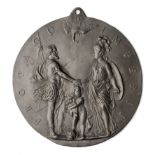 □ A LEAD MEDALLION OF HENRI IV AND MARIE DE MEDICI, AFTER GUILLAUME DUPRE (1597-1647)