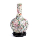 A CHINESE ~MILLEFLEURS~ BOTTLE VASE, 19TH / 20TH CENTURY