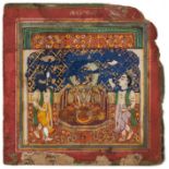 FOUR INDIAN MINIATURE PAINTINGS, RAJASTHAN, 19TH CENTURY