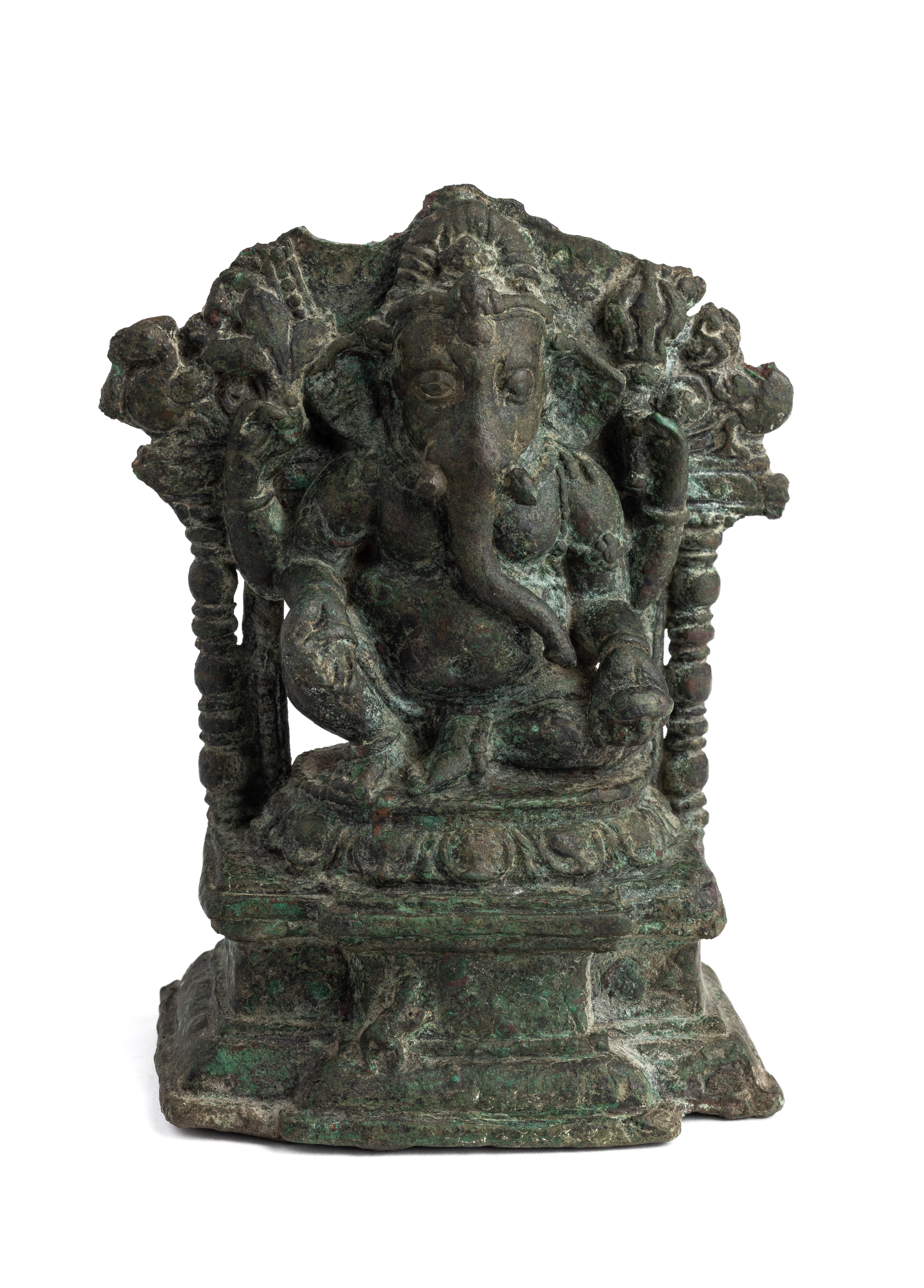 A PALA BRONZE FIGURE OF GANESHA, BENGAL OR BIHAR, 11TH/12TH CENTURY