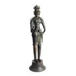 [WP] A LARGE BRONZE FIGURE OF A KANDYAN CHIEF, POSSIBLY KING VIKRAMA RAJASINHA (1798-1815), SRI LANK