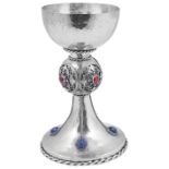 A GEORGE V SILVER CHALICE, SIBYL DUNLOP, LONDON, 1927