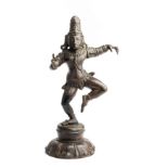 A VIJAYANAGAR BRONZE FIGURE OF SAMBANDAR TAMIL NADU, SOUTH INDIA, 14TH/15TH CENTURY