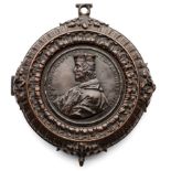 □ A BRONZE PORTRAIT MEDAL OF CARDINAL ALFONSO LITTA OF MILAN, GIOACCHINO FRANCESCO TRAVANI (ACTIVE 1