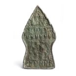 A BRONZE MOULD FOR A BUDDHIST CLAY VOTIVE PLAQUE, CAMBODIA, 12TH/13TH CENTURY