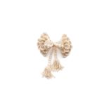 [GP] SEED PEARL BROOCH, 1840s