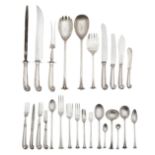 A SET OF TABLE SILVER, ASPREY~S, LONDON, 1974-1993