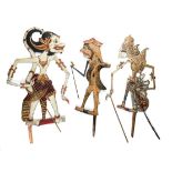 A COLLECTION OF SIX JAVANESE SHADOW PUPPETS (WAYANG KLITIK), INDONESIA, 19TH CENTURY