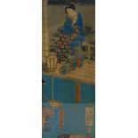 A JAPANESE WOODBLOCK PRINT, Ochiai Yoshiiku (1833-1904)